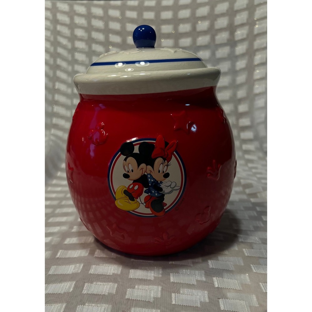 Disney Mickey and Minnie Mouse Cookie Jar